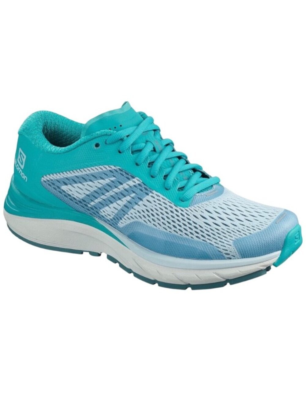 Salomon Sonic RA Max 2 Running walking Shoes Lightweight Cushioned Aqua Blue 9.5